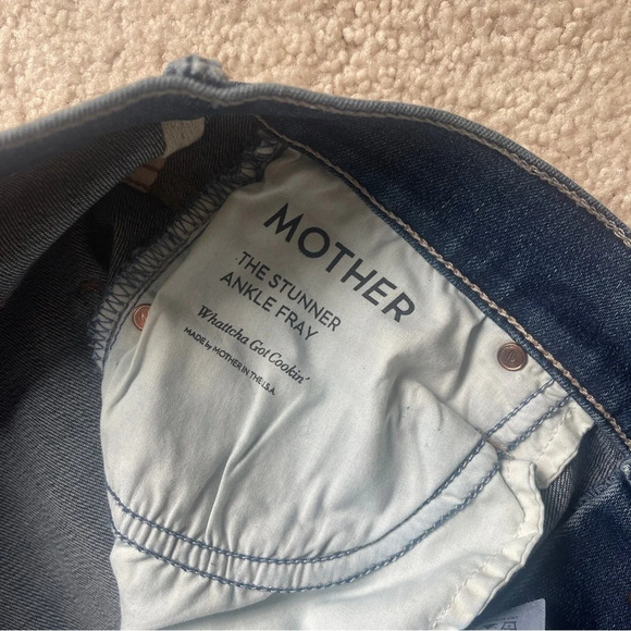 Mother The Stunner Ankle Fray Whatchya Got Cookin Jeans - Picture 3 of 7